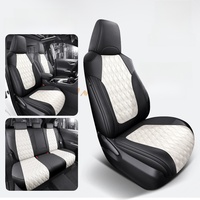 Housses de siège en cuir respirant pour Toyota Verso/Prius/Alphard/Noah/Senara, 7 places, personnalisables