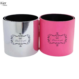 Aierflorist Día de San Valentín y Día de la madre floristería Material Set <span class=keywords><strong>2</strong></span> Plata abrazando cubo flor caja de regalo - Product Image 2