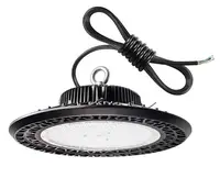 Factory Warehouse Mine Projects 100W 150W 250W 200 Watt UFO Industrial LED High Bay Luminaires with IP65 150lm/W