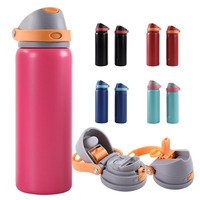 Vente en gros de gobelets isothermes en acier inoxydable à double paroi sans BPA de 20 oz et 30 oz, gobelet cadeau personnalisé anti-fuite pour l'école et le camping