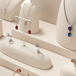 Gioielli all'ingrosso FADELI <span class=keywords><strong>espositore</strong></span> per <span class=keywords><strong>espositore</strong></span> in microfibra anello collana <span class=keywords><strong>orecchini</strong></span> Display Set - Product Image 5