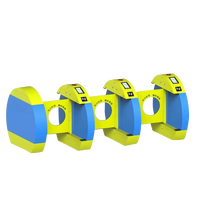 Torniquete de Barrera Inteligente para Guarderías y Parques de Atracciones, Lector de Tarjetas RFID, Código QR, Sistema de Control de Acceso Facial