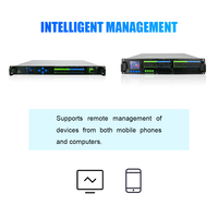Amplificateur optique EDFA FTTH à 4/8 ports, 1U rack, 16dBm 23dBm, télécommande, WDM