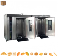 Four rotatif pour boulangerie, four à pain commercial à gaz, machine à cuire le pain automatique