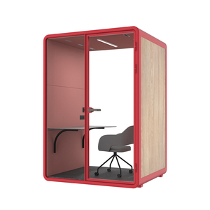 Single Person Modular Acoustic Office Pod High Noise Reduction Soundproof <b>Phone</b> Booth For Modern Open Workplace - Product Image 2