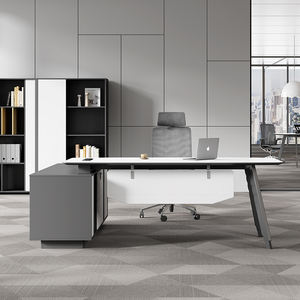 Mobilier de bureau en bois moderne de haute qualité PDG de luxe en forme de L bureau modulaire bureau de direction - Product Image 1