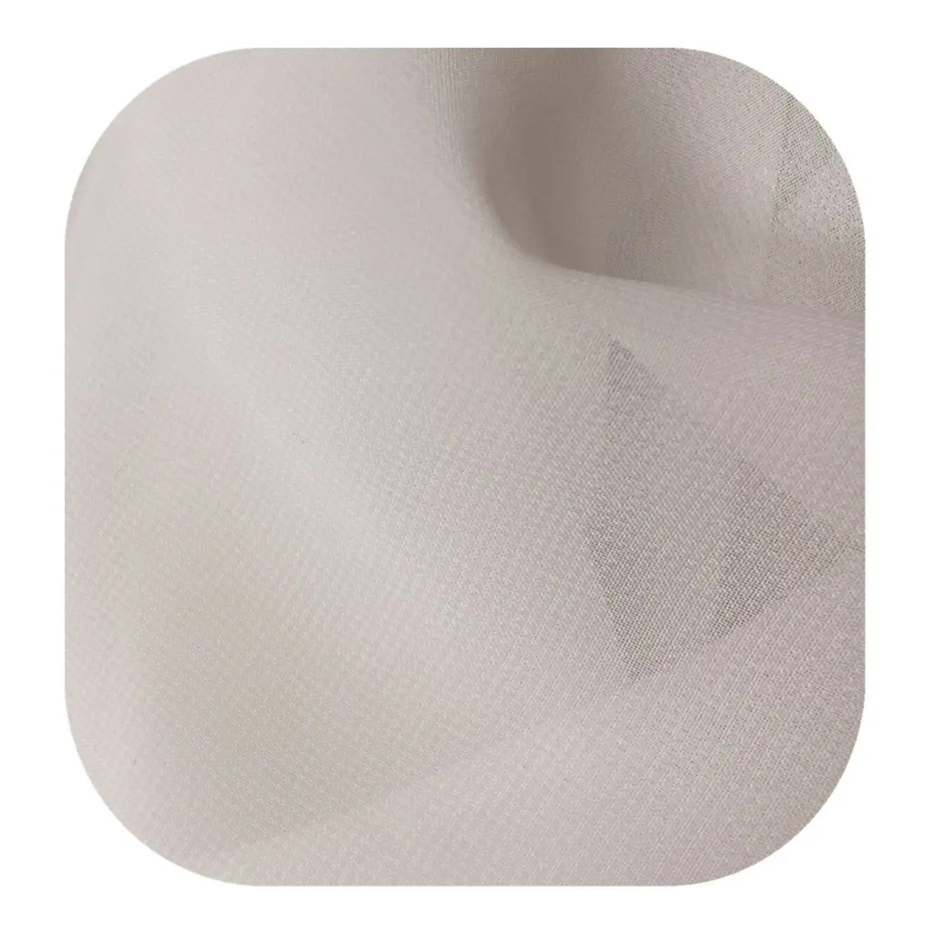 Ruixiu Factory direct sales white chiffon 100% polyester wedding fabric for clothing