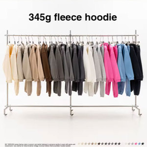 Sudadera de hombre al por mayor calidad de tela DTF impresión personalizada Color sólido Sudadera con capucha sudaderas con capucha para hombre - Product Image 4