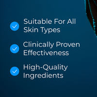Sérum Visage Anti-Âge Hydratant et Éclaircissant au Peptides de Cuivre Bleu GHK-Cu et EGF, 30ml, Marque Blanche