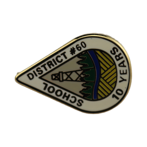 Armonia paesaggio metallo emblema natura moderna a due toni <span class=keywords><strong>motivi</strong></span> industriali lucidati spilla anniversario lettere da <span class=keywords><strong>collezione</strong></span> - Product Image 1