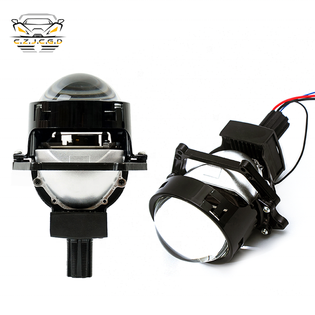 JC HD Blue Cut Lenses 130W Bi Led Projector Lens 3.0 Inch Car Headlight Lens with H7 H4 9005