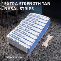 Bandes nasales certifiées CE 55x16 mm, couleur tan, extra-fortes, anti-ronflement, améliorant la respiration, pour la bouche droite