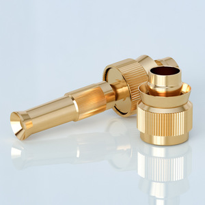 Boquilla de pulverización de cobre de 100-150 mm, cabezal de pistola de agua de alta presión recto para lavado de coches y jardín - Product Image 2