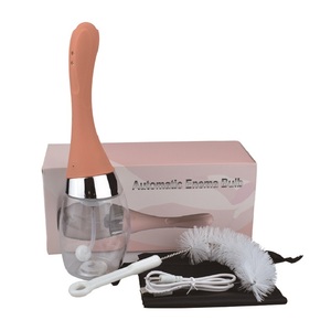 Mới đến chuyên nghiệp chất lượng cao Tự động Enema bóng đèn Silicone Enema hậu môn Douche sạch thoải mái và an toàn đồ chơi tình dục - Product Image 4