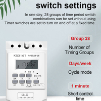 Fabricantes KG316T control de tiempo de enfriamiento de verano 30A temporizador 230VAC interruptor de tiempo programable digital