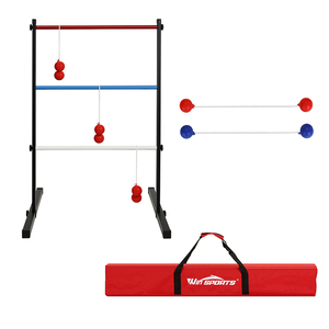 <span class=keywords><strong>Jeu</strong></span> de lancer d'échelles <span class=keywords><strong>en</strong></span> <span class=keywords><strong>bois</strong></span> pour pelouse et jardin, <span class=keywords><strong>jeu</strong></span> de lancer de balles à double échelle pour enfants et adultes - Product Image 4