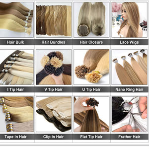 Extensiones de Cabello Vietnamitas de Alta Calidad, 100% Cabello Humano Remy Virgen, Cutícula Alineada, Doble Trama, Puntas Planas <span class=keywords><strong>Katin</strong></span> - Product Image 6