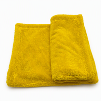 Serviette de nettoyage et de séchage pour voiture en microfibre premium 1000 g/m² à séchage rapide, avec logo personnalisé, pour le detailing et l'entretien, technique de tissage