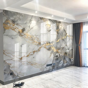 Panneau mural SPC en cristal de carbone 2026 pour fond de télévision, décoration intérieure de salon de luxe léger en marbre pour la maison - Product Image 6