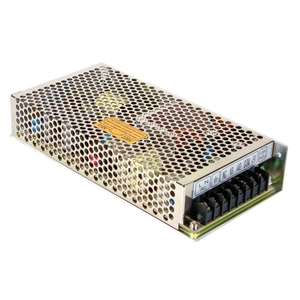 Alimentation électrique Mean Well RT-125D 125W à triple sortie 5V 12V 24V 100-240VAC, boîtier métallique industriel, refroidissement par convection naturelle - Product Image 1