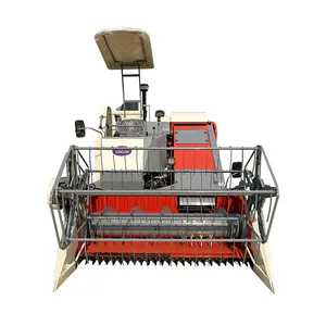 Factory Hot Sales Longitudinal Axial Flow Threshing Cylinders Rice Combine Harvester Machine