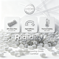 Granulés de polypropylène renforcés de fibres de verre PP GF20, granulés de polypropylène haute résistance pour pièces automobiles et industrielles