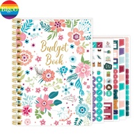 Ensemble cadeau carnet de planification budgétaire avec stylo autocollant ensemble de papeterie personnalisé pour fournitures de bureau scolaire