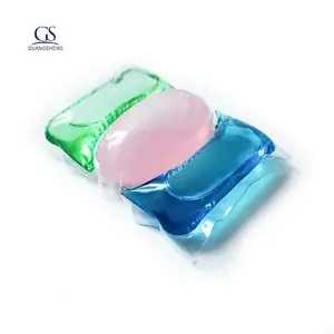 wholesale liquid laundry detergent pods 3 in 1 15g low foam fresh scent laundry washing machine capsules supplier