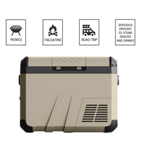 Venta al por mayor Durable 12L Energía Solar Nevera portátil Congelador Acampar al aire libre Refrigerador
