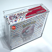 Boîte de présentation en acrylique de haute qualité SHP, résistante aux UV, grande boîte de rangement pour boosters japonais avec couvercle magnétique robuste