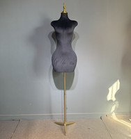 Mannequin de couture en tissu pour femme, forme rigide, torse féminin, forme de robe réglable, mannequins féminins, corps féminin