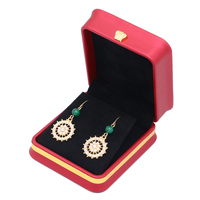 FADELI PACKING Boîte d'emballage pour bijoux en cuir PU, fabrication artisanale, pour colliers, bracelets, boucles d'oreilles et joncs - Vente chaude