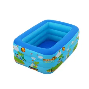 Hot Sales Outdoor Pool 120-305CM Multilayer Print Bubble Bottom Family Inflatable Swimming Pool Children's Swimming Pool