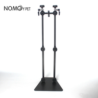 Nouveau support de support de lampe Double Reptile en fer noir support de lampadaire Flexible réglable pour Reptiles