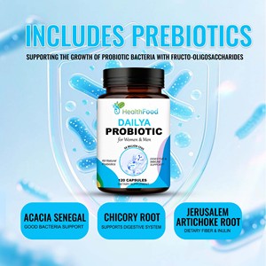 Factory Wholesales Healthcare Supplement Probiotics Capsules Contains Prebiotic <b>Blend</b> Support Overall Wellness Digestive Health - Product Image 3