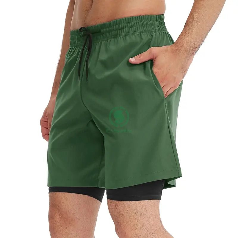 Sports Summer Men's Casual Shorts Fashion Man Shorts Cotton Blended Gym Shorts Plus Size Short