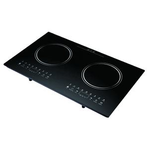 Cuisinière à induction combinée à deux brûleurs Plaques de cuisson doubles Cuisinières à induction Double brûleurs Cuisinière électrique Plastique OEM 2 ans - Product Image 1