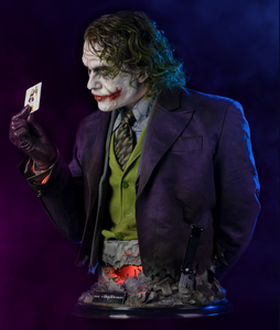 Escultura de resina de alta calidad <span class=keywords><strong>del</strong></span> <span class=keywords><strong>Joker</strong></span> a tamaño real, en stock, de DC Super Heroes, busto <span class=keywords><strong>del</strong></span> <span class=keywords><strong>Joker</strong></span> de <span class=keywords><strong>El</strong></span> <span class=keywords><strong>Caballero</strong></span> <span class=keywords><strong>Oscuro</strong></span> para decoración. - Product Image 5