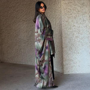 <span class=keywords><strong>Robe</strong></span> de soirée musulmane <span class=keywords><strong>pour</strong></span> femmes du Moyen-Orient, <span class=keywords><strong>robe</strong></span> luxueuse en mousseline de soie <span class=keywords><strong>arabe</strong></span> plaquée or, Jalaabiya, Abaya de Dubaï avec <span class=keywords><strong>ceinture</strong></span> - Product Image 4