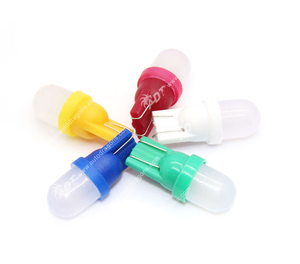 AC DC T10 194 # Ampoules LED 6,3 V 555 Wedge Pinball, sans effet fantôme, avec capuchon de lentille givré blanc, pour pièces de machine de flipper - Product Image 1