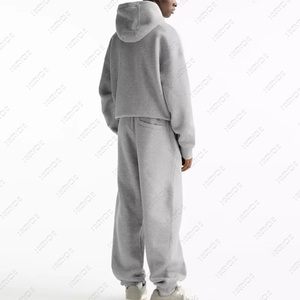 Wholesale 100% Cotton Washed Crop Printed Pattern Streetwear Zipper-Up Windproof Waterproof Hoodies <b>Men</b> Custom Logo Embroidered - Product Image 3