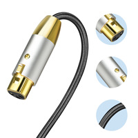 Câble professionnel 3 broches mâle femelle Microphone XLR haute qualité 3m 5m 10m 20m 100m câble micro Audio avec connecteur pour haut-parleurs