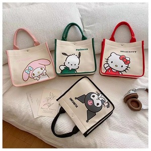 Bolsa de Mano de Lona Orgánica Lisa con Estampado Personalizado, Bolsa de Compras de Algodón de Lona Hecha a Mano Reutilizable con Logotipo - Product Image 3