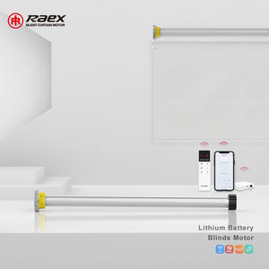 <span class=keywords><strong>Cadena</strong></span> de persianas Tuya Wifi Smart Home, canales laterales de rodillo motorizado, Panel Solar alimentado por batería, Motor de persiana veneciana Dc E24 - Product Image 2