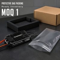 Contrôleur de vitesse électrique Hobbywing Platinum 120A V4 ESC avec dissipateur thermique en métal 3-6S LiPo BEC 5V 3A pour drone multirotor agricole