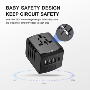 Adaptateur de voyage international USB avec adaptateur de type C vers USB 3.0/adaptateur de voyage universel - Product Image 5