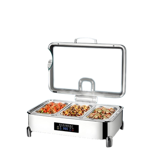 Calefacción eléctrica inteligente forma cuadrada 5L 9L capacidad 304 Acero inoxidable Hotel banquete Bubi estufa hoteles restaurantes - Product Image 3