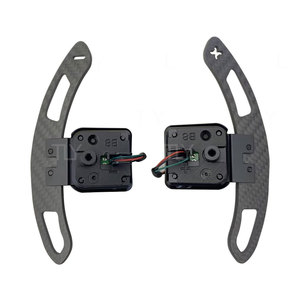 Levas de Cambio Magnéticas de Fibra de Carbono para <span class=keywords><strong>Audi</strong></span> B8 B8.5 C8 Q2 Q3 Q4 Q5 Q7 Q8 S1 S2 S3 S4 S5 SQ5 RS3 RS4 RS5 RSQ5 A1 A3 A5 A8 - Product Image 1