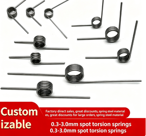 Molla a torsione personalizzata per coperchio bidone della spazzatura, ricambio zincato nichelato, molla di ritorno per coperchio <span class=keywords><strong>pattumiera</strong></span>, accessori hardware - Product Image 2