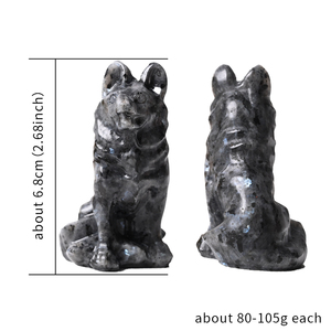 Cristales de Alta Calidad al por Mayor, Cristales Decorativos con Forma de Lobo y Perro para Decoración del Hogar - Product Image 2